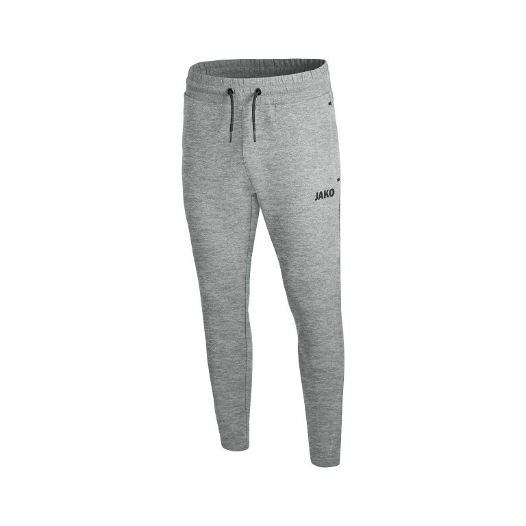 JAKO Jogging Pants Premium Basics -Melange-Optik- light grey Women