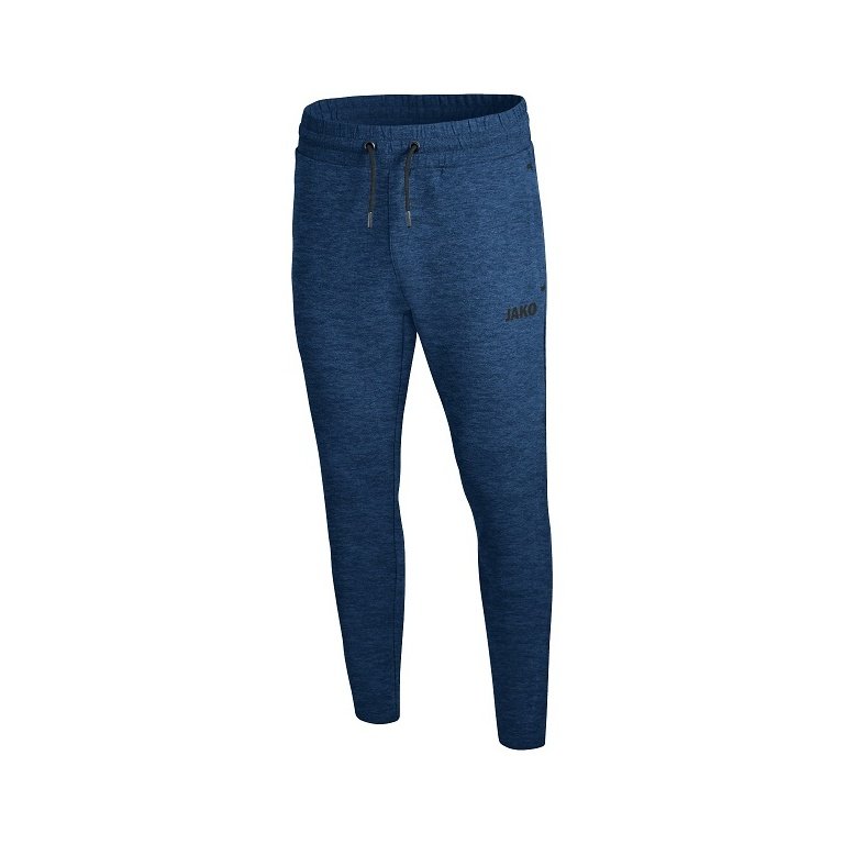 JAKO Jogging Pants Premium Basics -Melange Look- Navy Blue Women