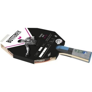 Butterfly table tennis bat Dang Qiu DQX2 - Pan Asia rubber with a 1.8 mm sponge - 1 bat