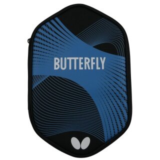 Butterfly Table Tennis Racket Case Curve Case II - Racket case for 2 rackets and 6 balls - black/blue