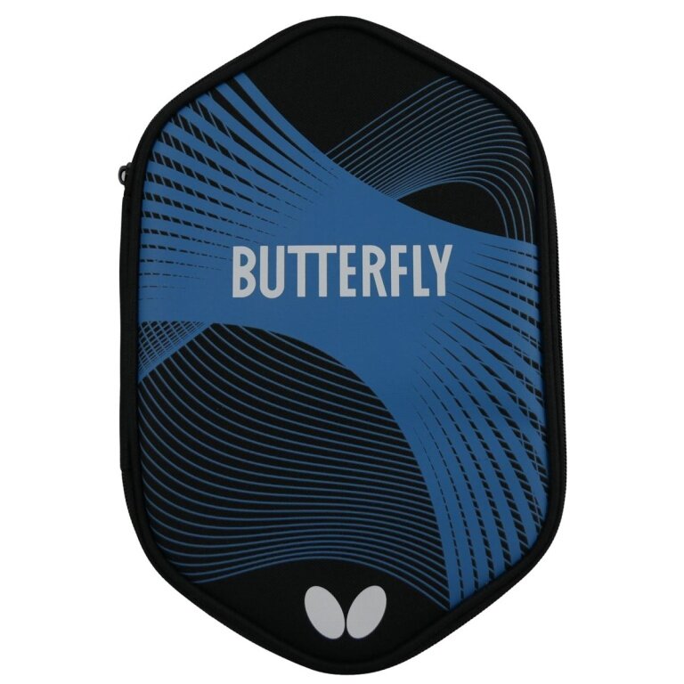 Butterfly Table Tennis Racket Case Curve Case II - Racket case for 2 rackets and 6 balls - black/blue
