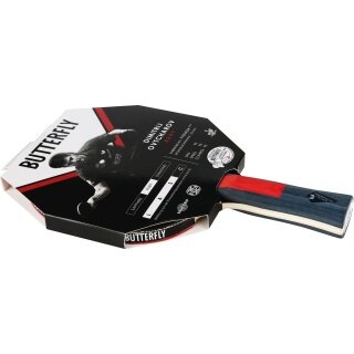 Butterfly table tennis racket Dimitrij Ovtcharov Ruby - Pan Asia rubber with a 2.0mm sponge - 1 racket