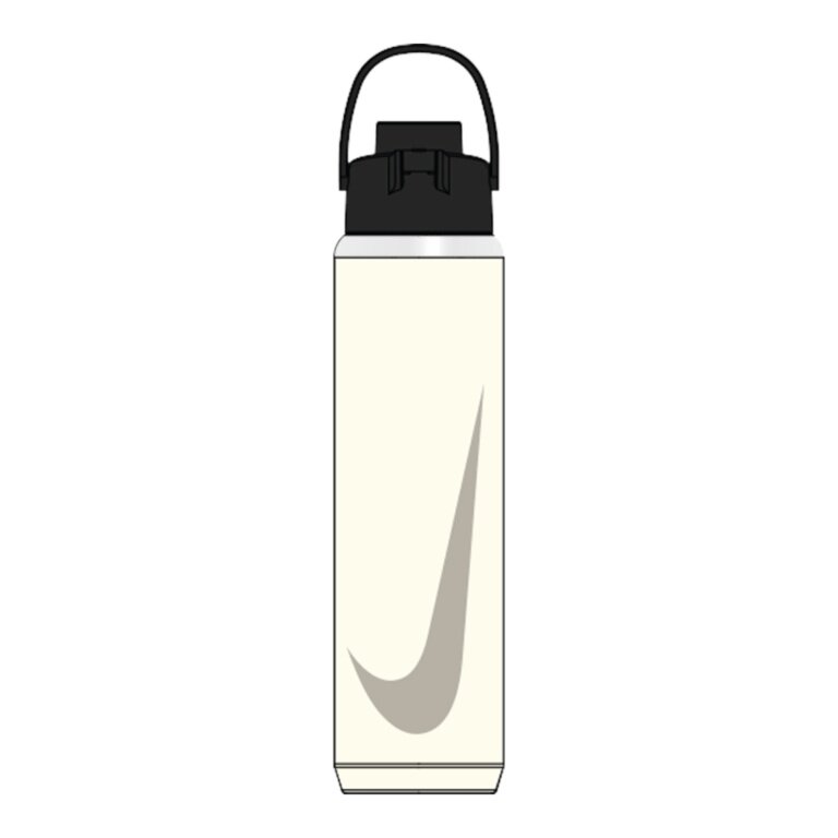 Nike SS Recharge Chug Bottle Stainless Steel Graphic Cream White 709ml