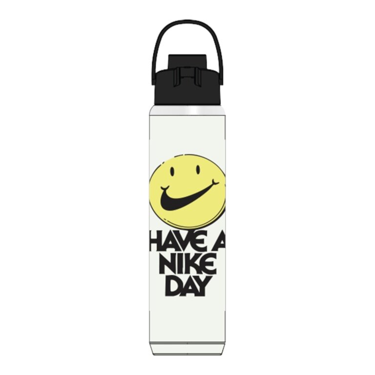 Nike SS Recharge Chug Bottle Stainless Steel Graphic Have a Nike Day White 709ml