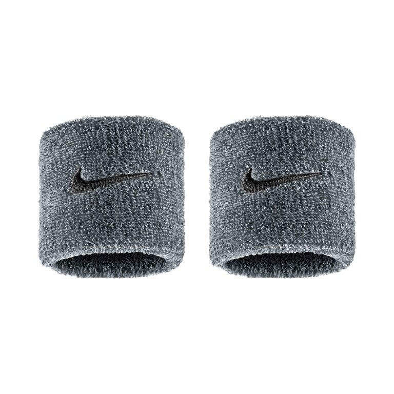 Nike Sweatband Swoosh Classic (Cotton Blend) 2025 grey - 2 pieces