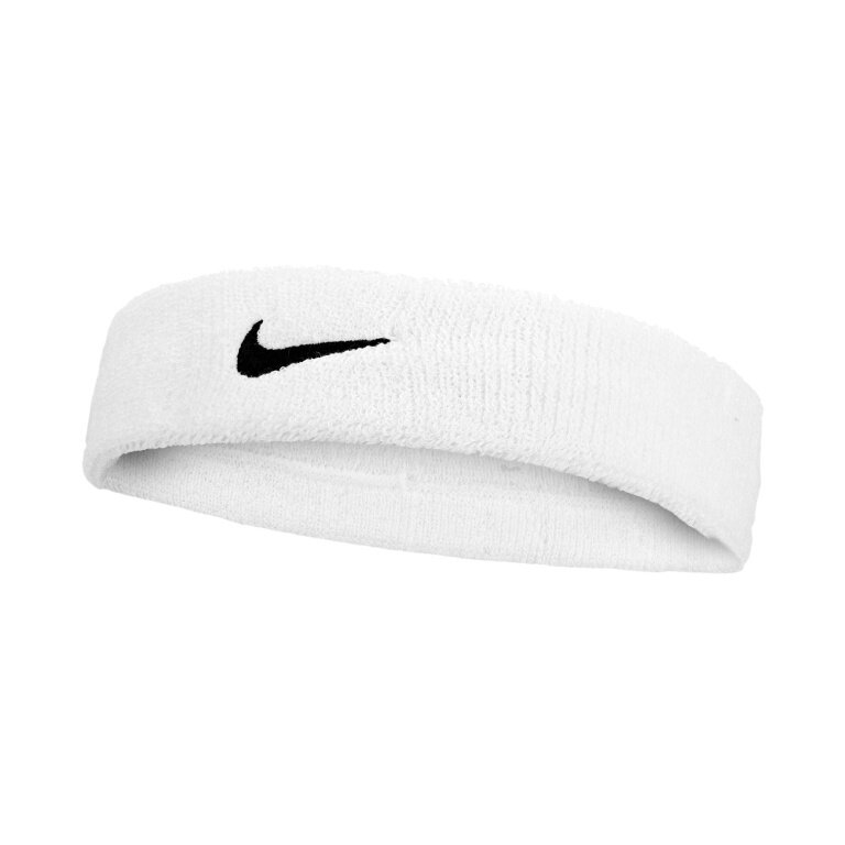 Nike Swoosh Classic Headband (Cotton Blend) 2025 white - 1 piece