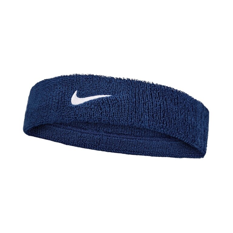 Nike Swoosh Classic Headband (Cotton Blend) 2025 navy blue - 1 piece