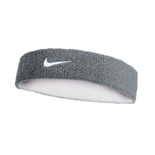 Nike Swoosh Classic Reversible Headband (Cotton Blend) 2025 grey/white - 1 piece