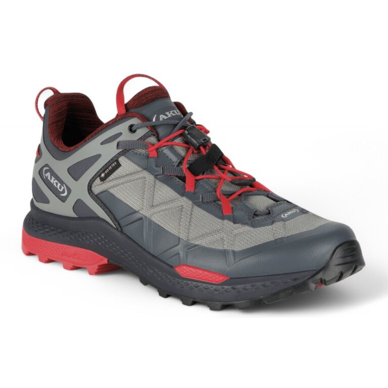 AKU Rocket DFS GTX Hiking Shoes (Fast-Hiking, waterproof) grey/red men's