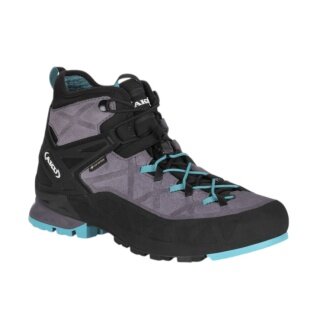 AKU Hiking Shoes Rocket DFS MID GTX (Approach, waterproof) grey/turquoise ladies