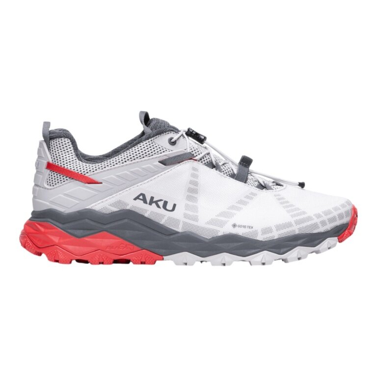 AKU Flyrock GTX Hiking Shoes (waterproof) light grey/red men's