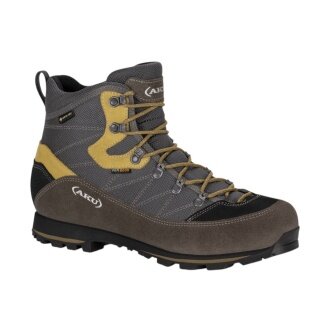 AKU Trekker Lite III Wide GTX Walking Shoes (waterproof, wide) dark brown/mustard men's