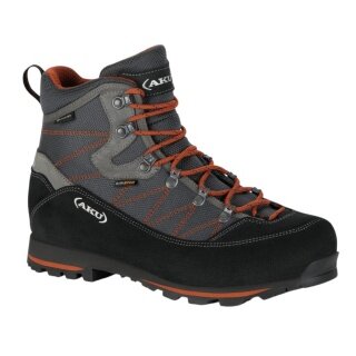 AKU Trekker Lite III Wide GTX Walking Shoes (waterproof, wide) anthracite grey/rust men's