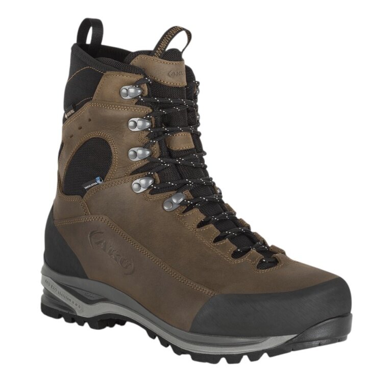 AKU Mountain Boots-Alpine Superalp Therm200 GTX (Leather, waterproof) brown men's