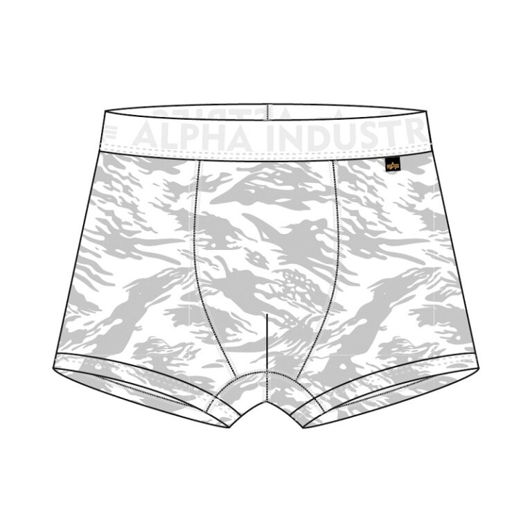 Alpha Industries Boxershorts Graphic AOP white Men - 2 pack