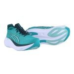 Asics running shoes Gel Nimbus 27 (cushioning) 2025 turquoise/green men's