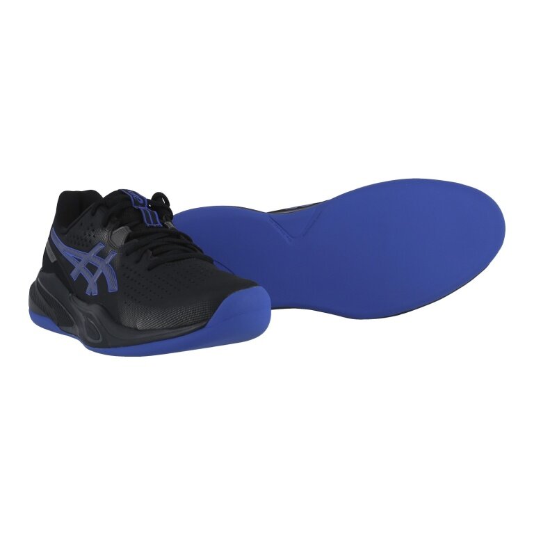Asics Tennis Shoes Gel Challenger 15 Indoor/Carpet (Cushioning) 2025 black/cobalt blue men's
