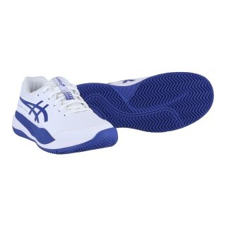 Asics tennis shoes Gel Resolution X clay/sand court 2025 white/cobalt blue children