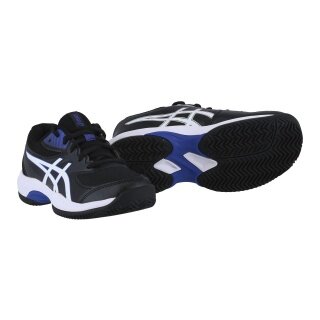 Asics Tennis Shoes Gel Game GS (Primary School) 2025 Clay/Sand Court Black/White Children