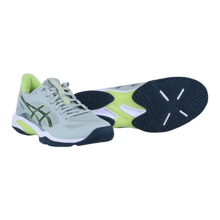 Asics Indoor Shoes Blade FF 2 (Squash and Badminton Shoe) light green/teal men's