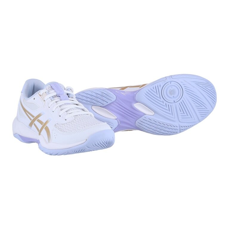 Asics Indoor Court Shoes Gel Rocket 12 (multifunctional/stability) 2025 white/light blue ladies