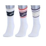 Asics Tennis Socks Multisport Logo Crew White/Colourful 3 Pairs