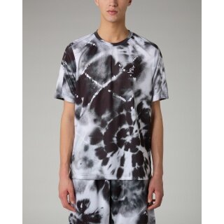 Australian Tennis T-shirt Ace All Print 2025 black/white men's