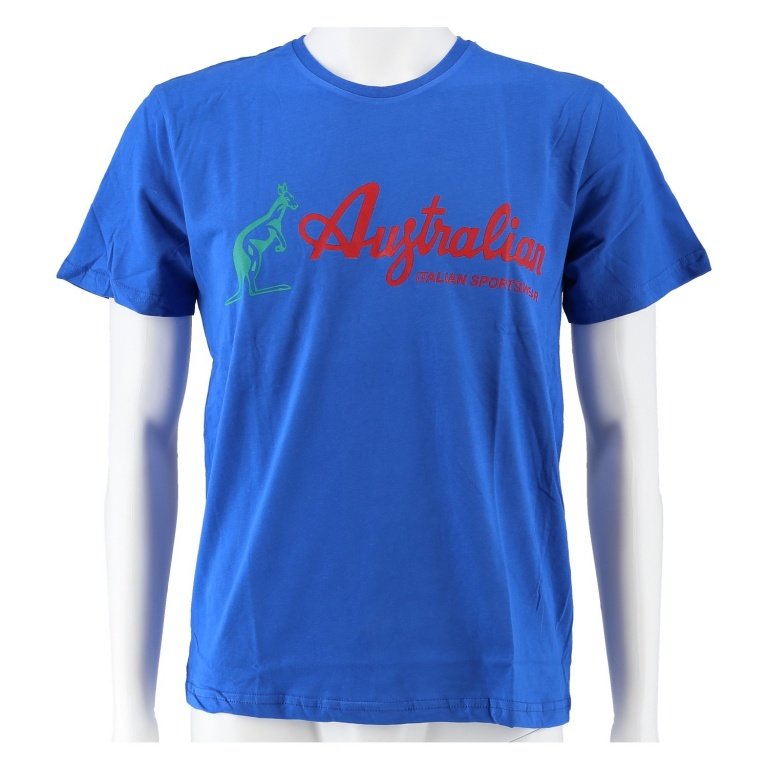 Australian Tshirt Logo blue/red Men