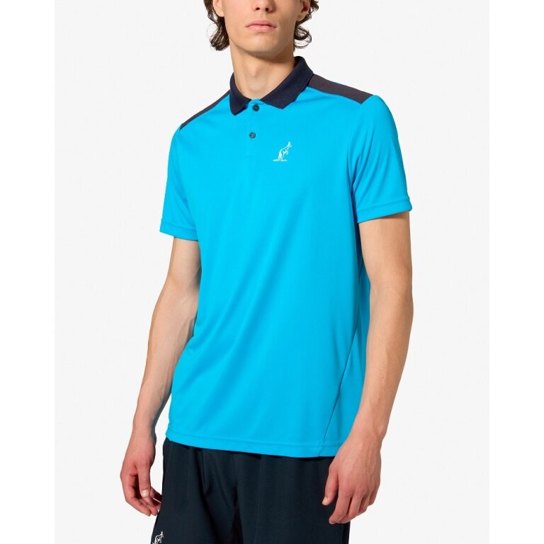 Australian Tennis-Polo Ace Energy 2025 turquoise/blue men's
