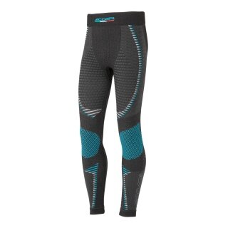 Accapi functional underwear base layer trousers Ergoracing (warm) black/turquoise children