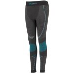 Accapi Functional Underwear Base Layer Trousers Ergoracing (warm, seamless) anthracite grey/turquoise Ladies