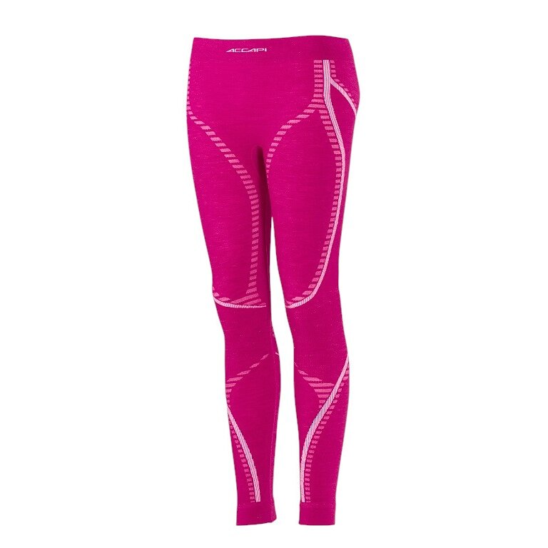 Accapi Base Layer Ergowool Long Pants (Merino Wool, Warm) Underwear Fuchsia/Pink Ladies