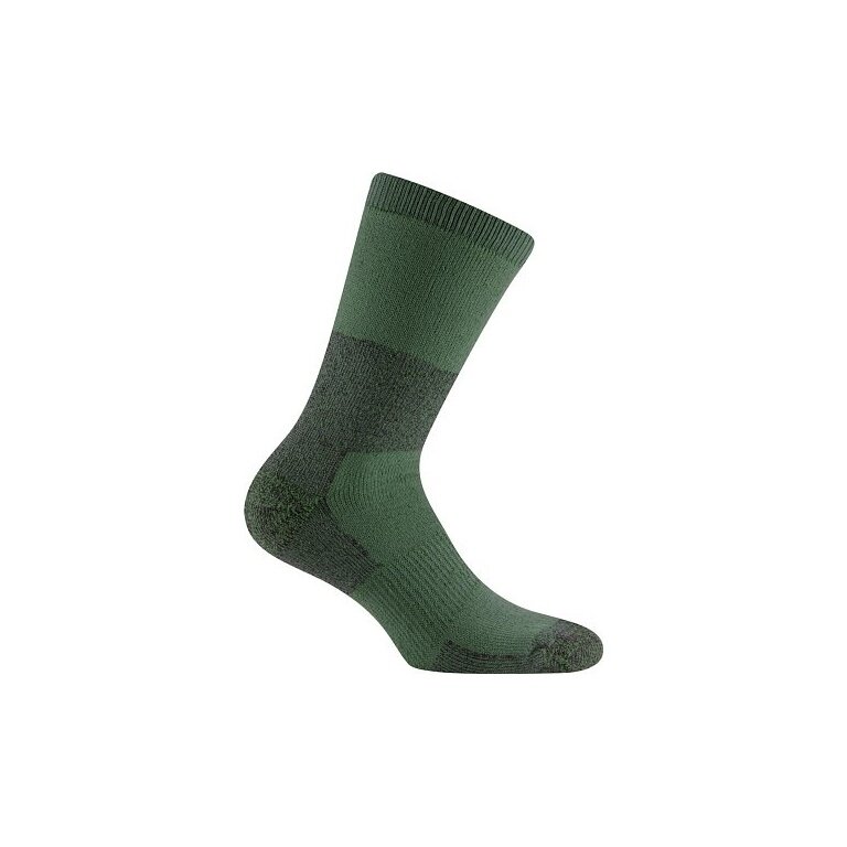 Accapi Outdoor Light Walking Socks Crew Khaki Green - 1 Pair
