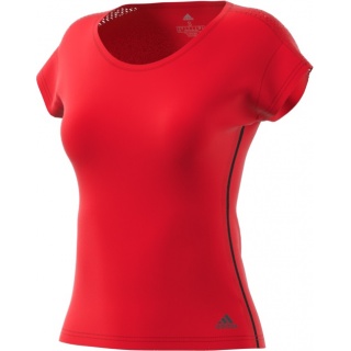 adidas Tennis Shirt Barricade red ladies