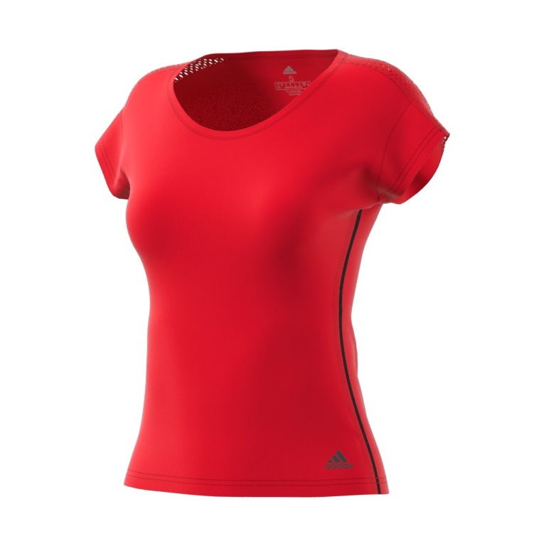adidas Tennis Shirt Barricade red ladies