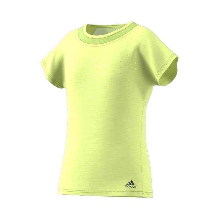 adidas Tennis Shirt Dotty #18 yellow Girls