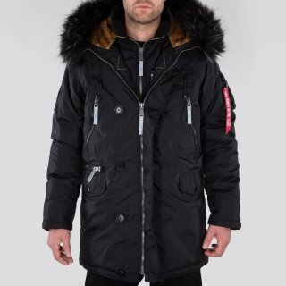 Alpha Industries Winter Jacket PPS N3B black/reflective Men