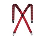 Arcade Braces Jessup Plaid red/black