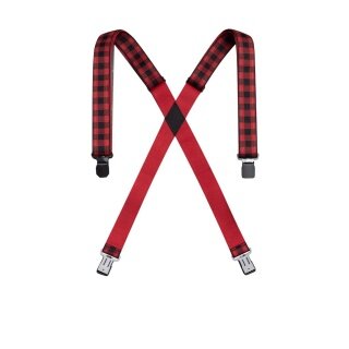 Arcade Braces Jessup Plaid red/black