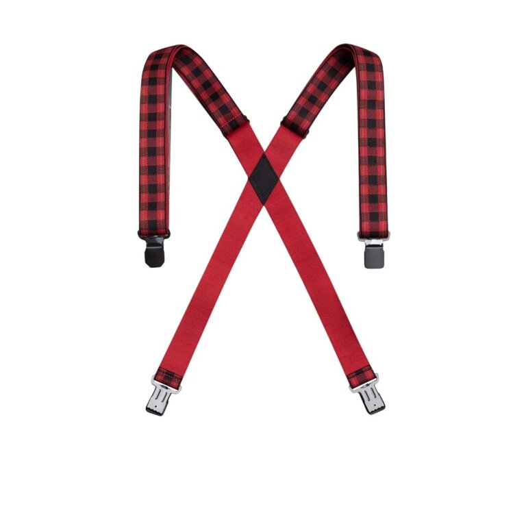 Arcade Braces Jessup Plaid red/black