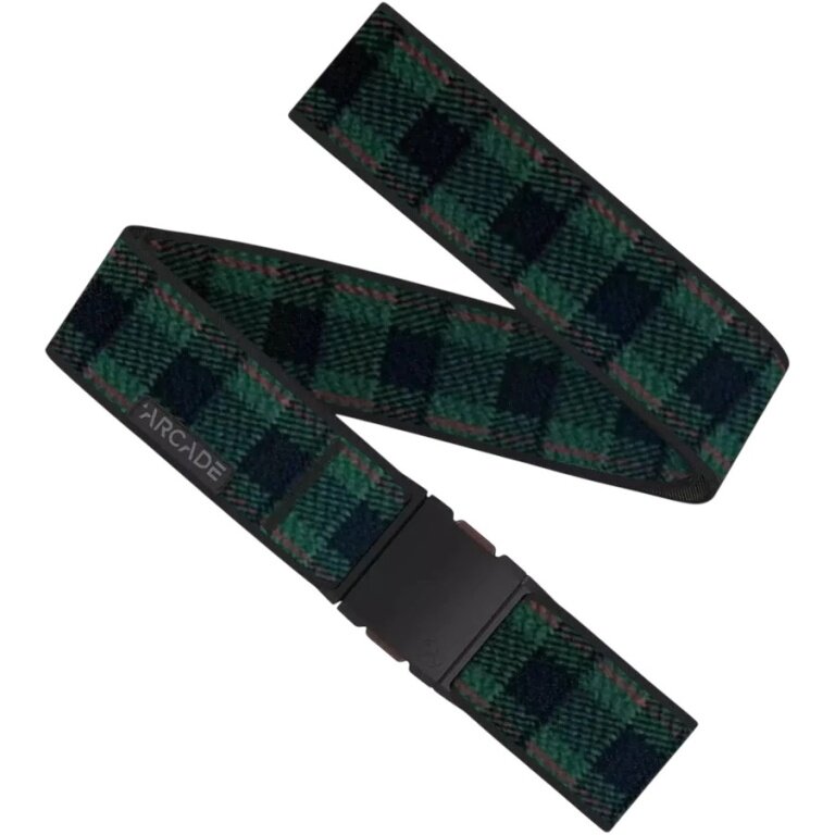 Arcade Belt Plaid emerald green