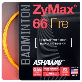 Ashaway Badminton String Zymax 66 Fire orange 10m Set