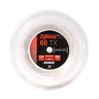 Ashaway Badminton String Zymax 68 TX White 200m Roll