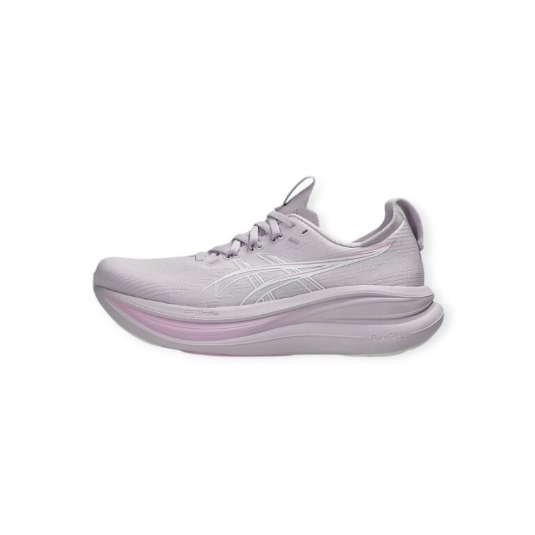Asics running shoes Gel Nimbus 28 (cushioning) purple/white ladies