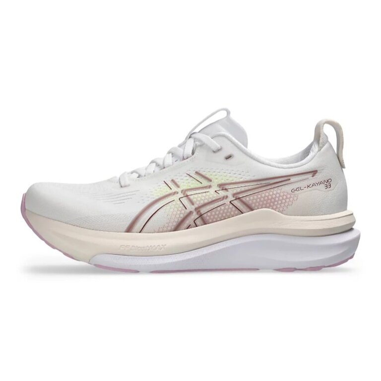 Asics running shoes Gel Kayano 33 (stability) white/pink ladies