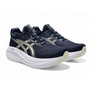 Asics Gel Nimbus 27 Running Shoes (Cushioning) 2025 Dark Blue/Vanilla Men's