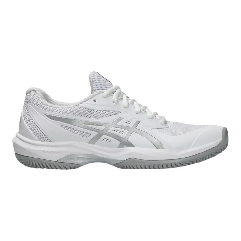 Asics Tennis Shoes Game FF Clay/Sand Court White/Silver Ladies
