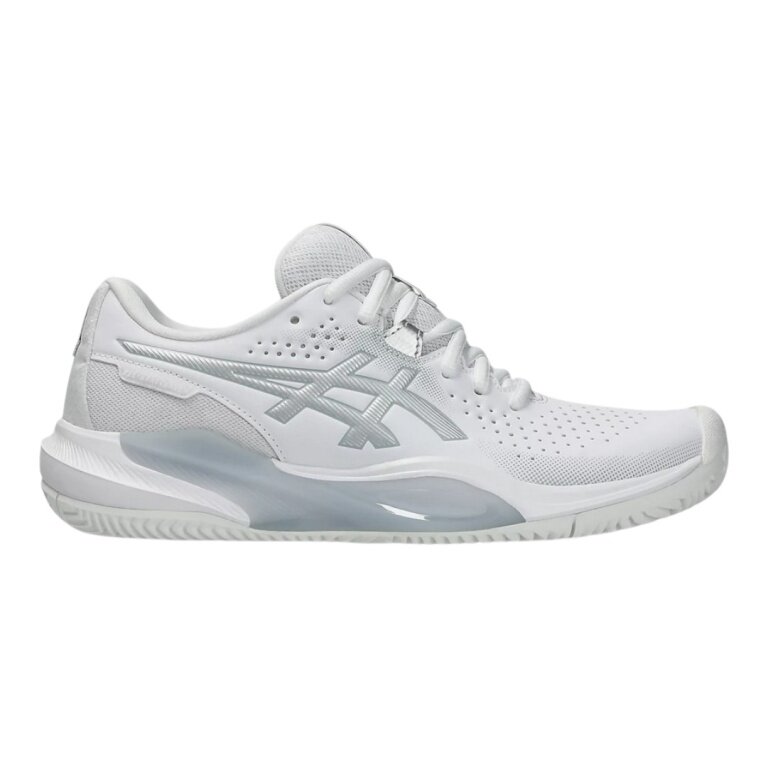 Asics Tennis Shoes Gel Challenger 15 Clay/Sand Court (Cushioning) White/Silver Ladies