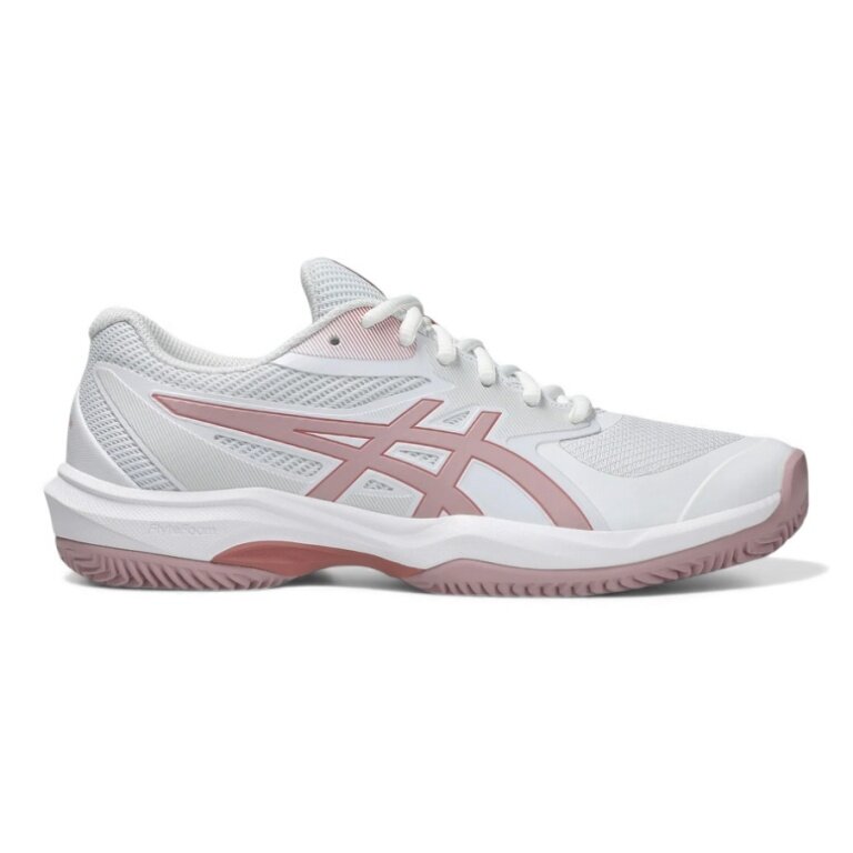 Asics Tennis Shoes Game FF Clay/Sand Court White/Pink Ladies
