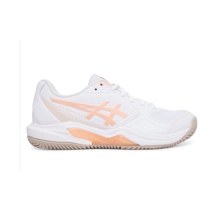 Asics Tennis Shoes Gel Dedicate 9 Clay/Sand Court White/Orange Ladies